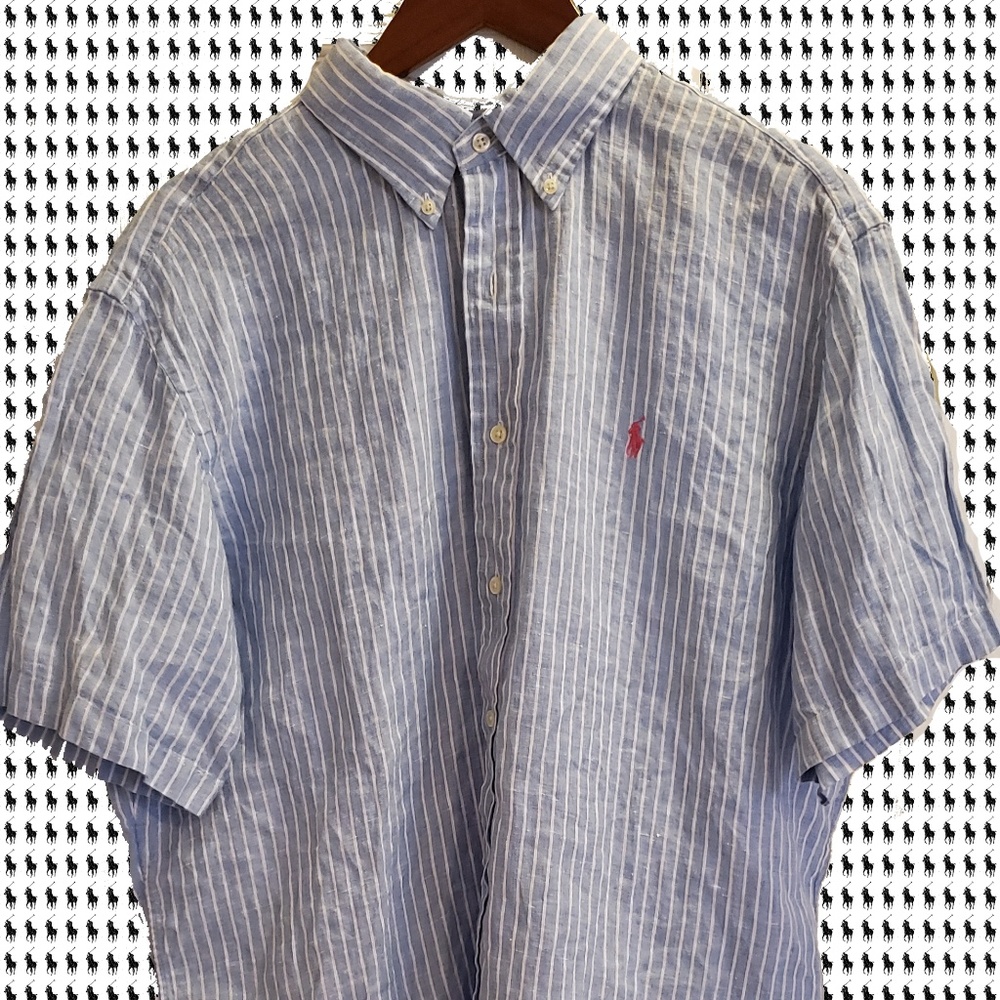 Striped Ralph Lauren  short sleeve shirt